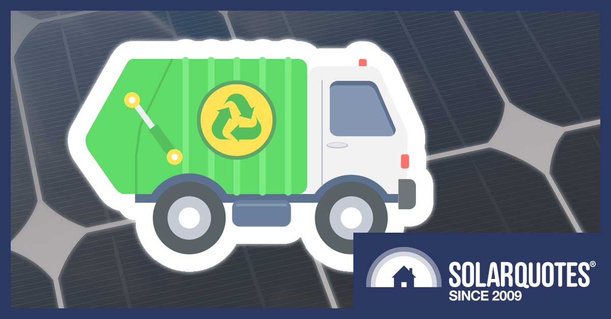 Solar panel recycling and disposal