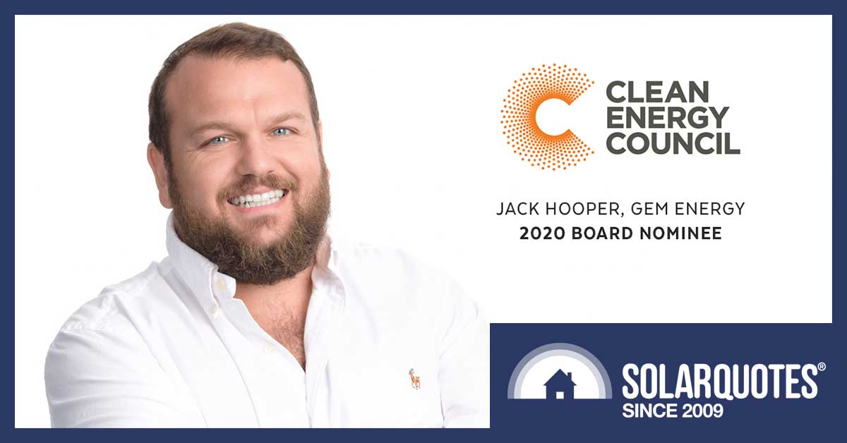 Jack Hooper - Gem Energy 2020 CEC Board Nominee