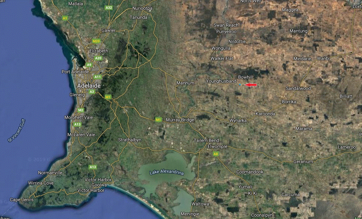 Solar panel waste park - zoom out