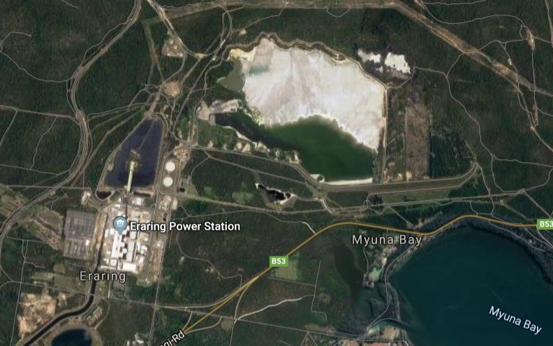 Eraring Power Station coal ash dam