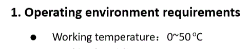 Dyness Powerbox operating environment temperature