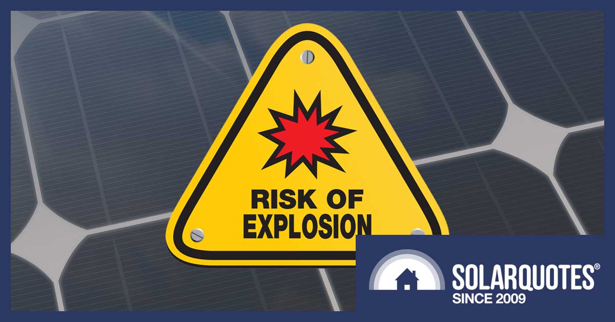 risk of explosion sign
