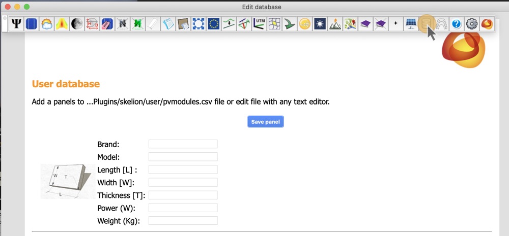 Add solar panel to database