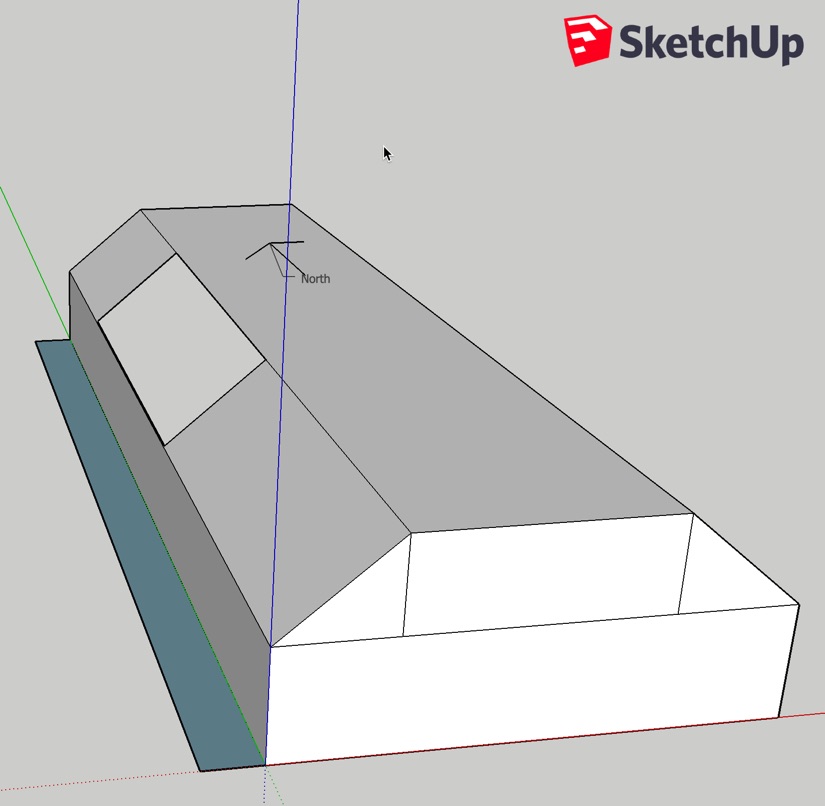 Sketchup of house