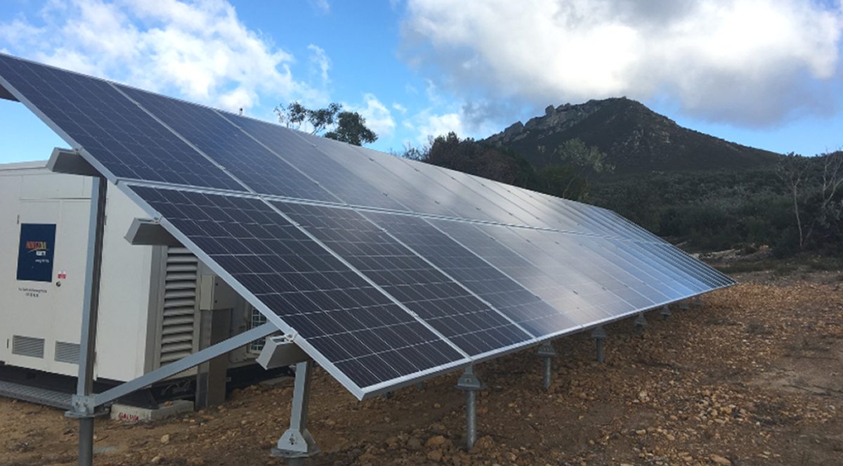 Off grid solar power