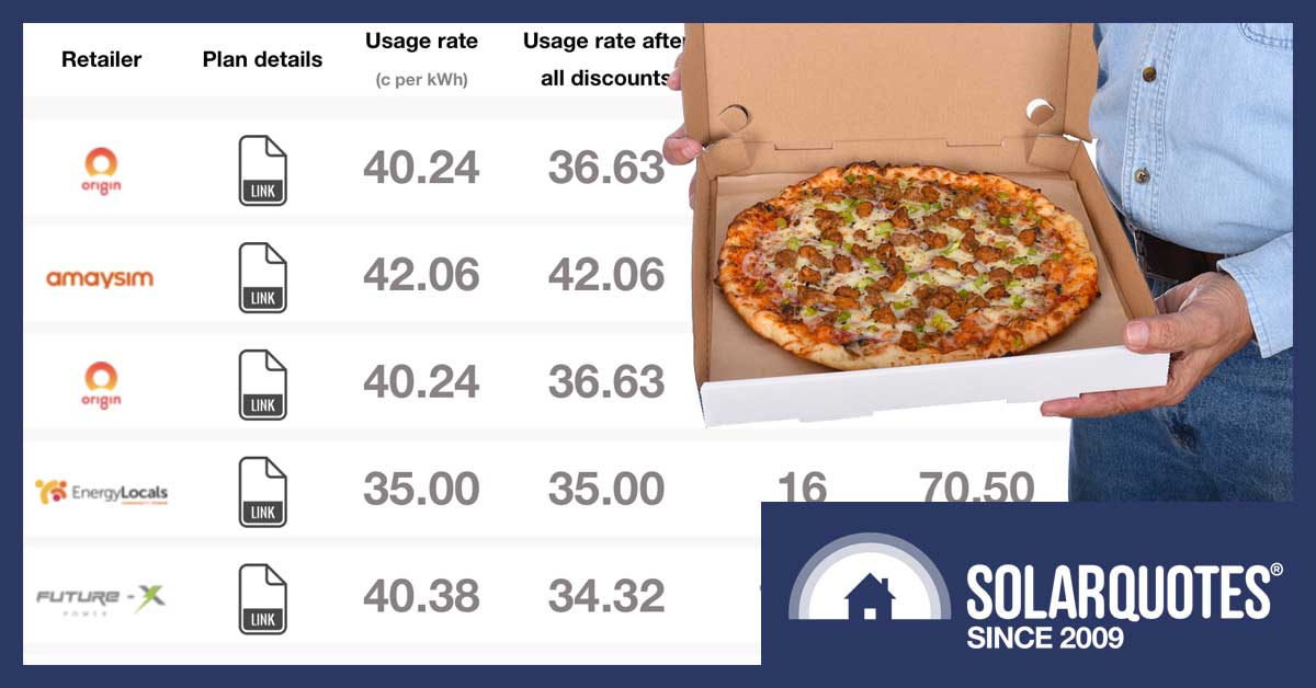 Electricity plan comparison tool