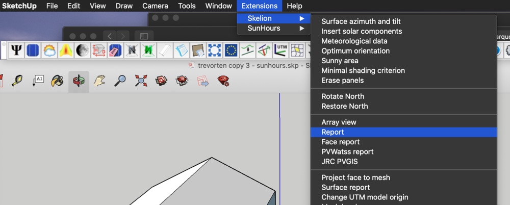 Skelion shade analysis engine