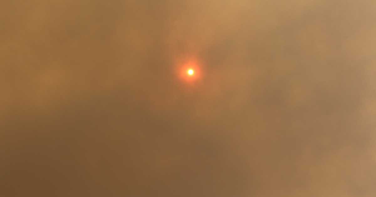 Bushfire smoke and solar panels