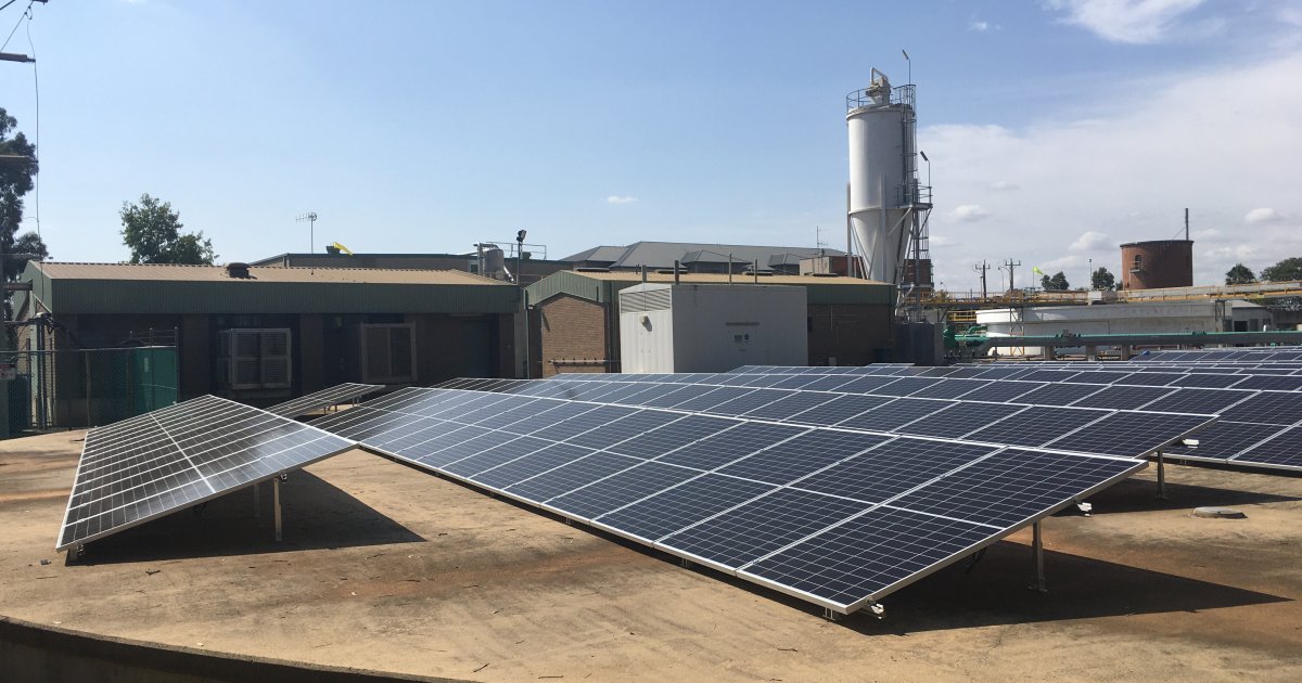 Goulburn Valley Water - solar energy