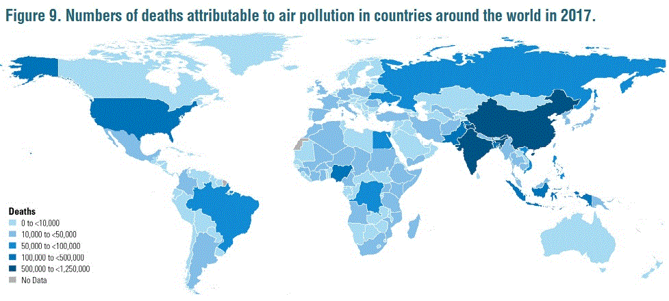 Air pollution deaths