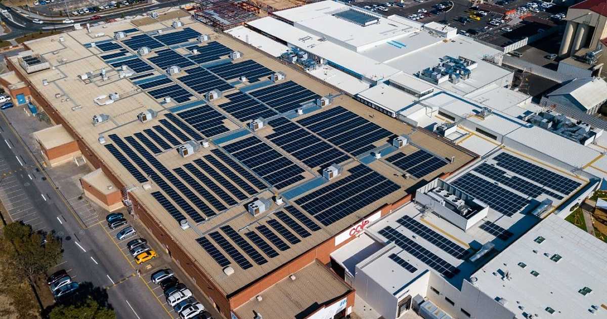 Port Adelaide Plaza solar installation