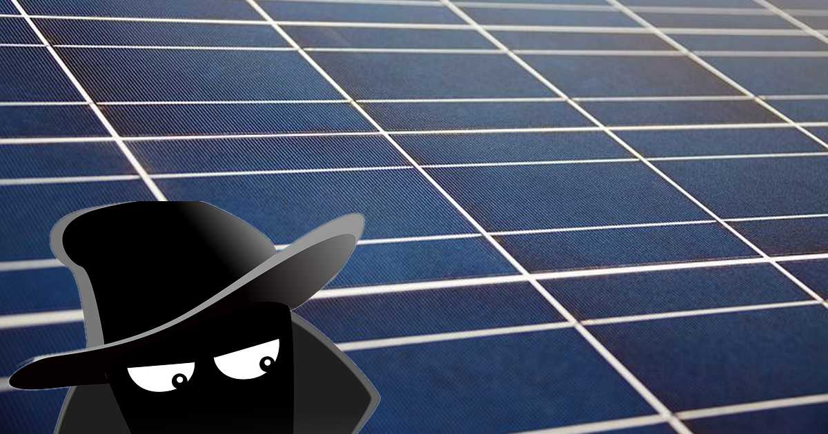 Solar energy scams