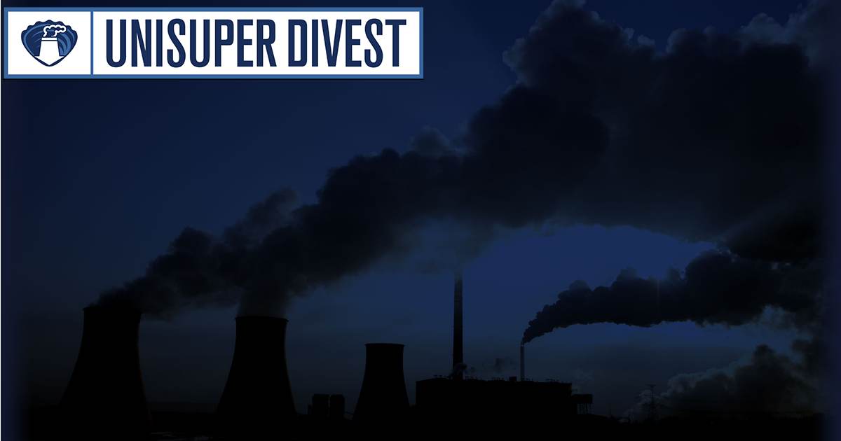 UniSuper fossil fuel divestment