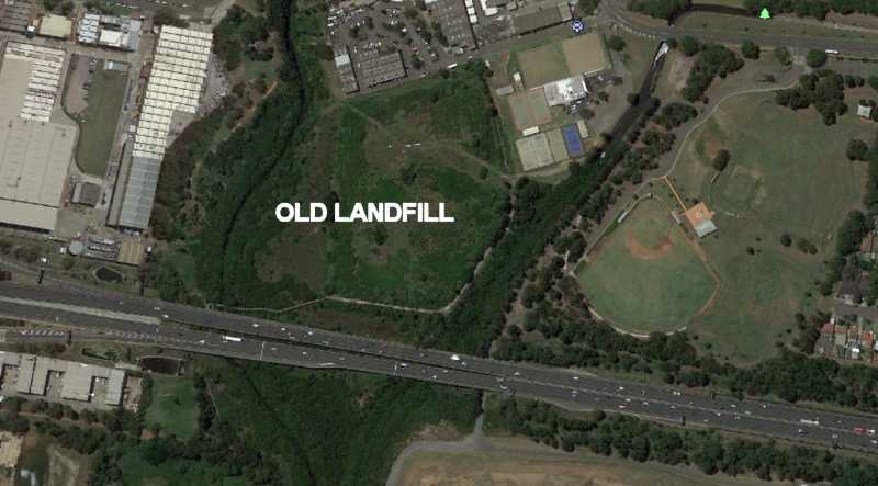 landfill at Salt Pan Creek