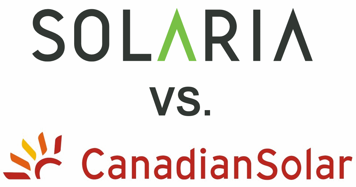 Solaria vs. Canadian Solar