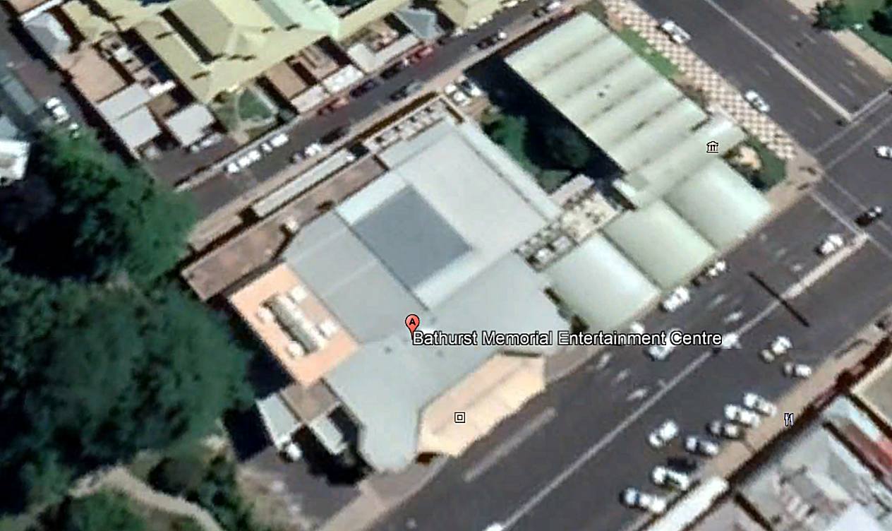 Bathurst Memorial Entertainment Centre rooftop