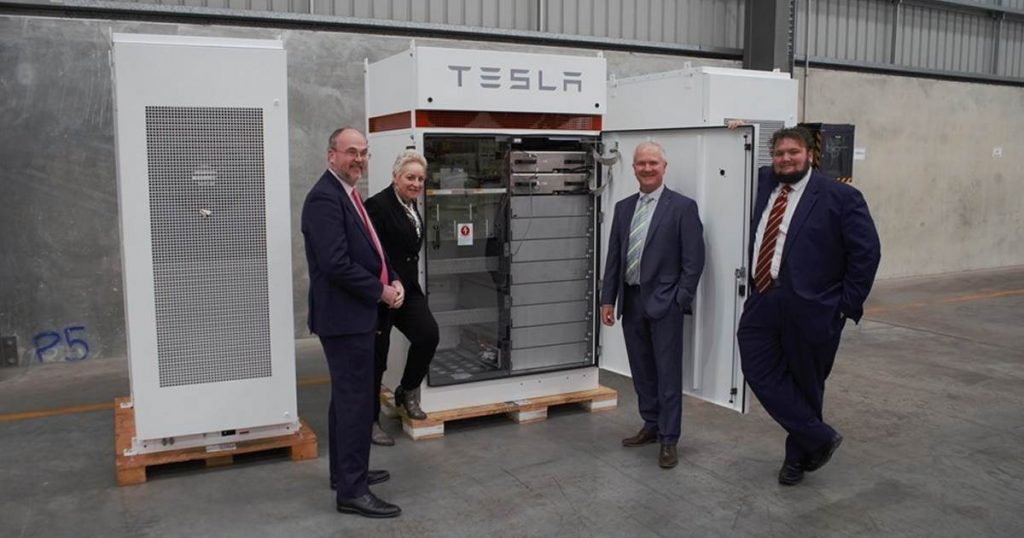 Tesla Powerpack Community Battery Bound For WA's Kalgoorlie