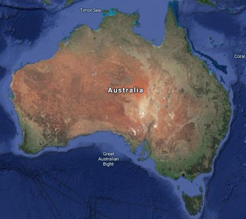 Map of Australia