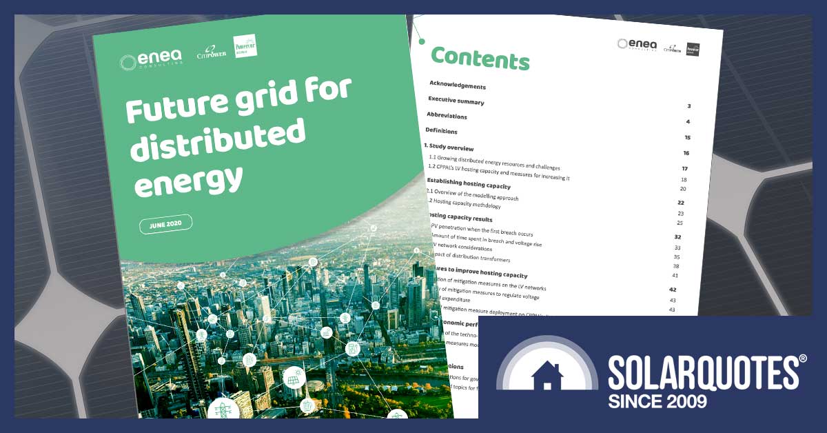 citi power powercor report - Future Grid For Distributed Energy