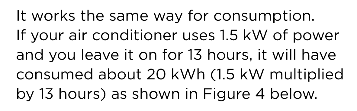 power and energy use