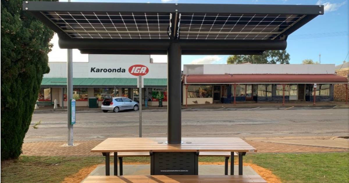 SA's Campbelltown City Council Green Lights Smart Solar Table Trial