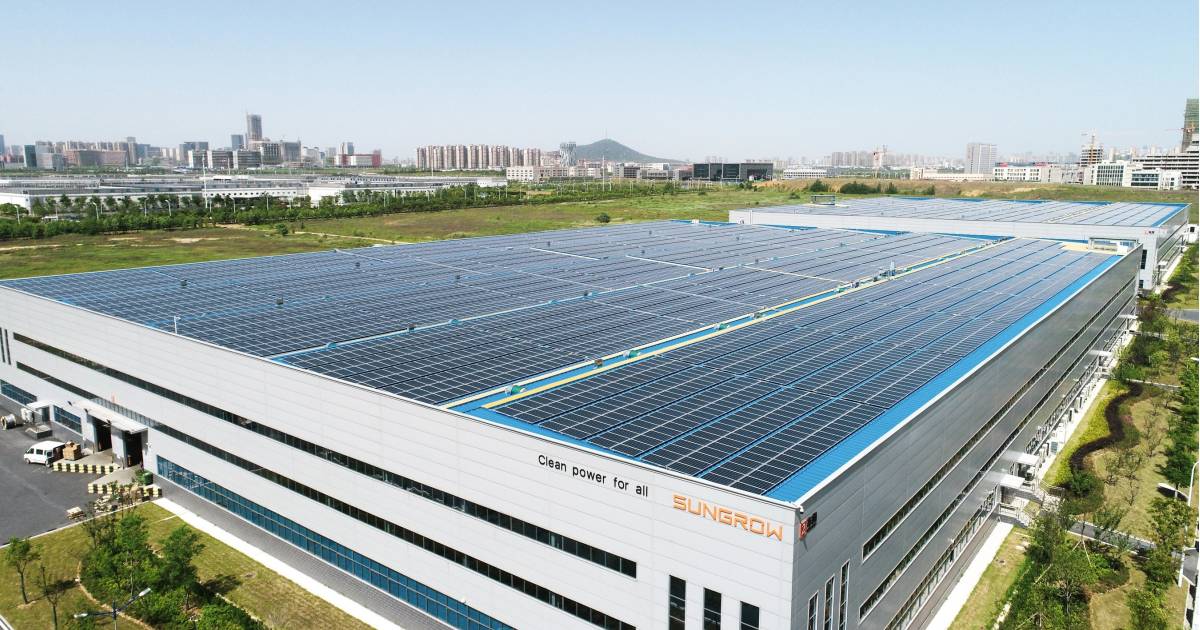 Sungrow 100% renewable energy target