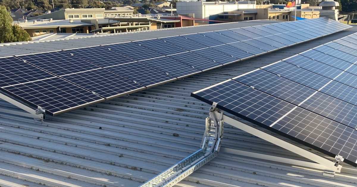 Colac library solar installation