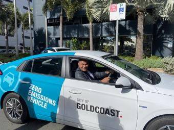 City of Gold Coast electric vehicle