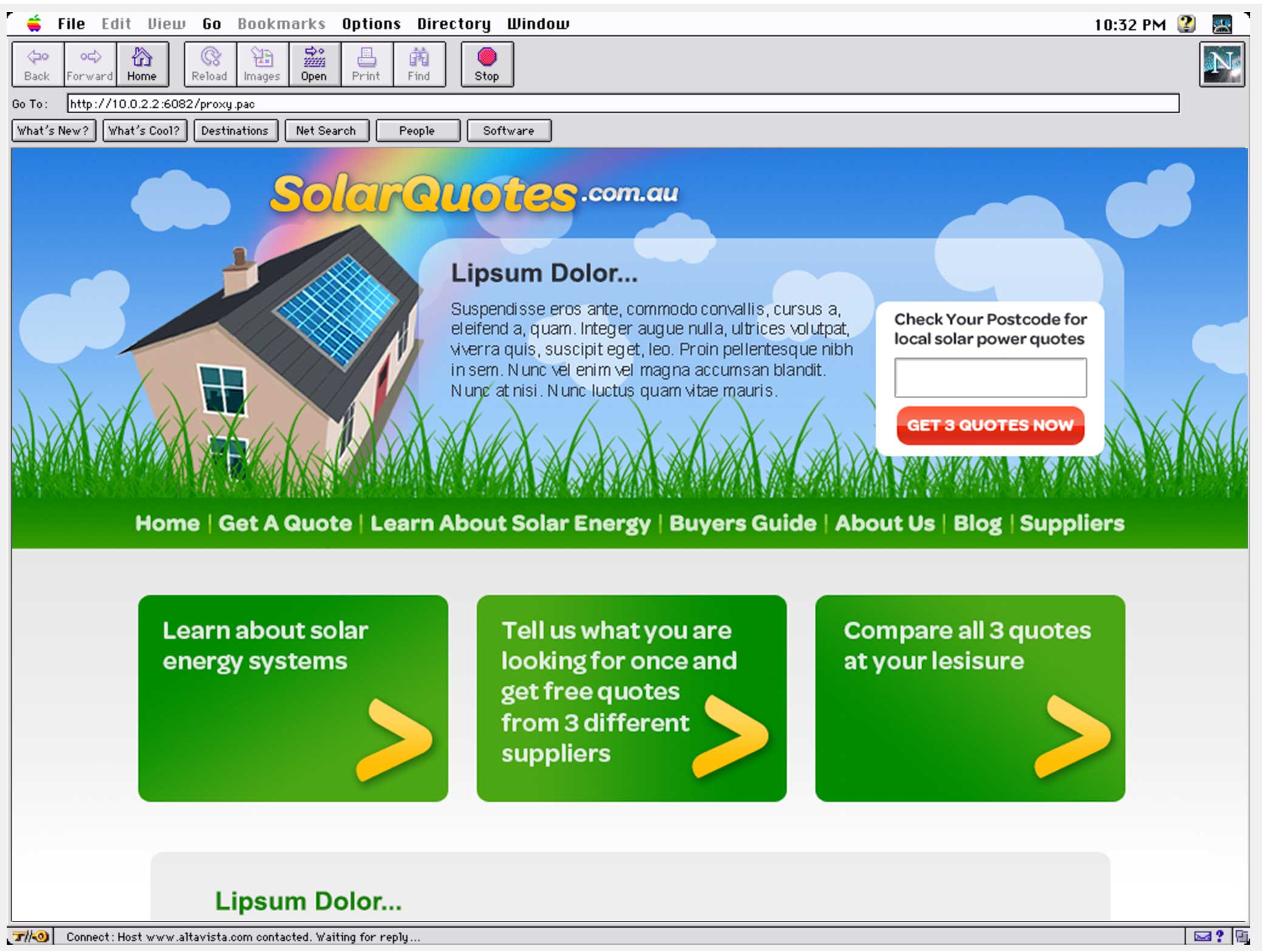 SolarQuotes screenshot
