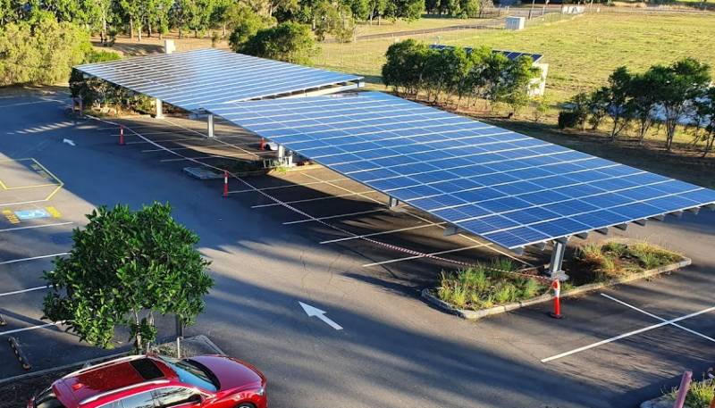 Solar car park Ipswich