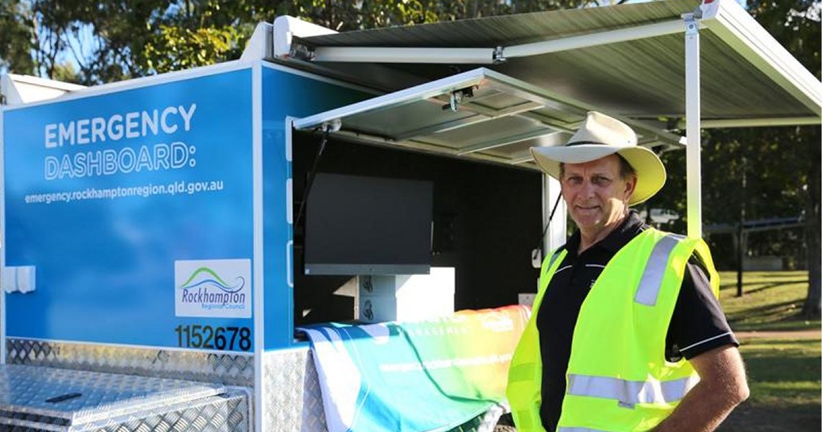 Solar powered disaster management trailer