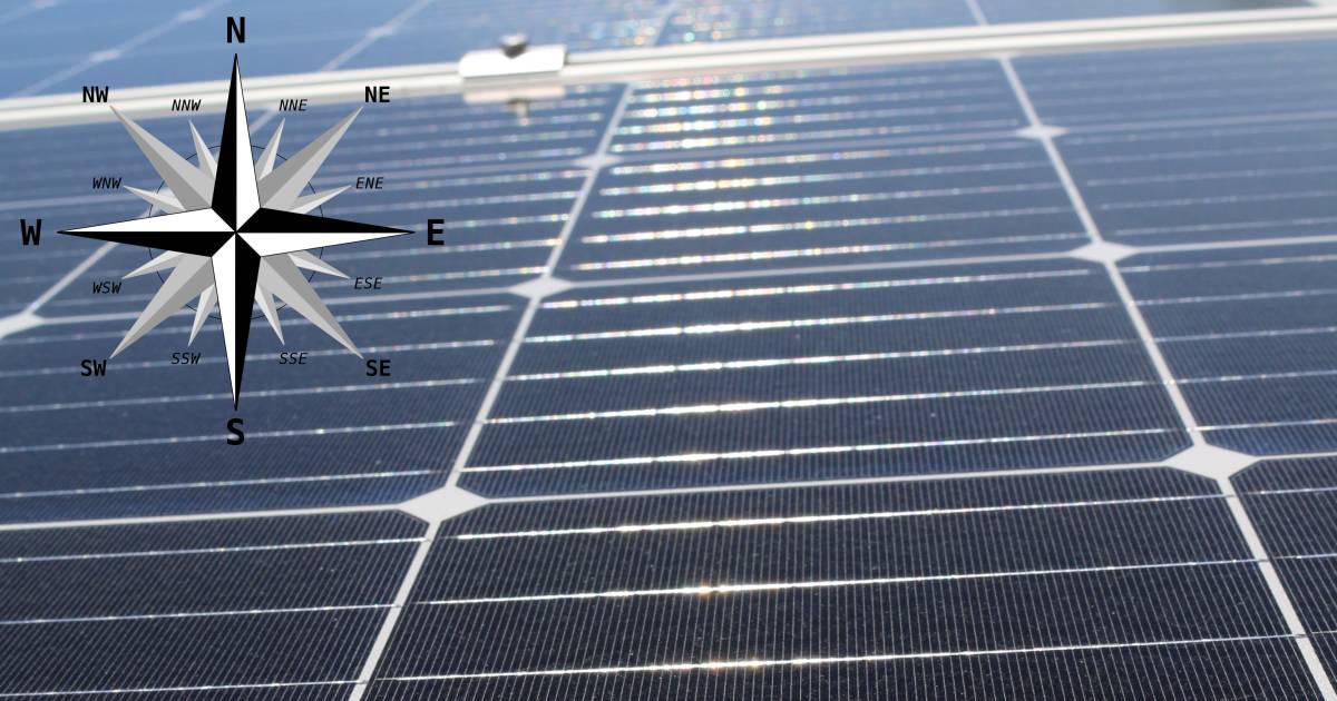 Solar panel orientation