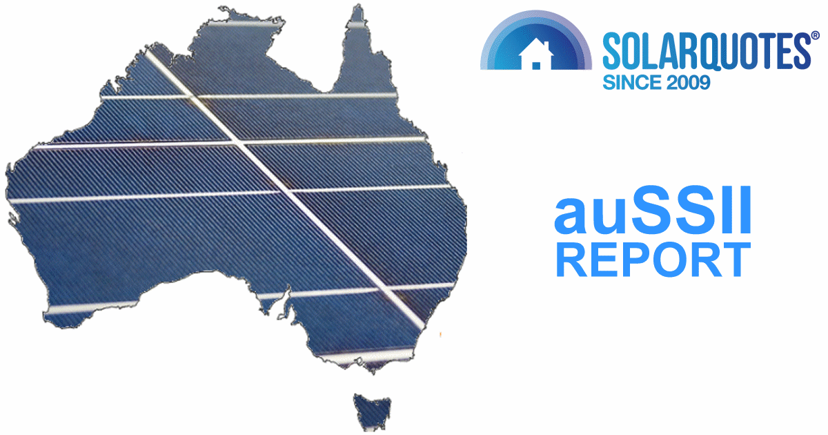 auSSII Australian home solar energy snapshot covering August 2020