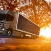 Scania solar truck trailer