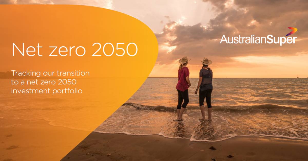 AustralianSuper net-zero 2050 carbon emissions target