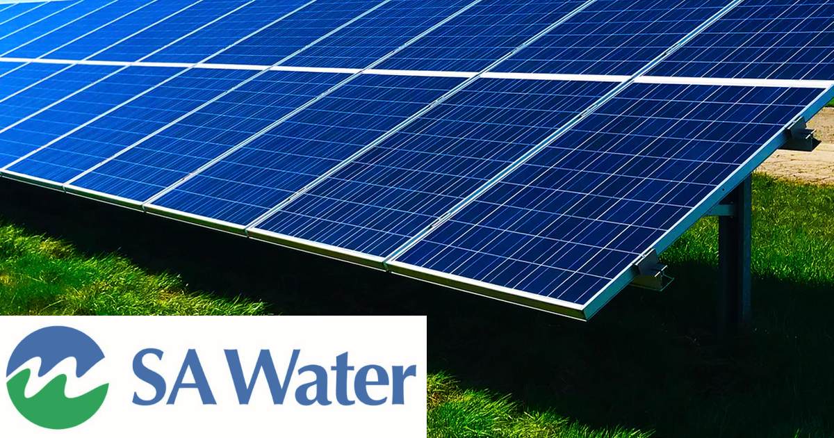 SA Water solar panel rollout