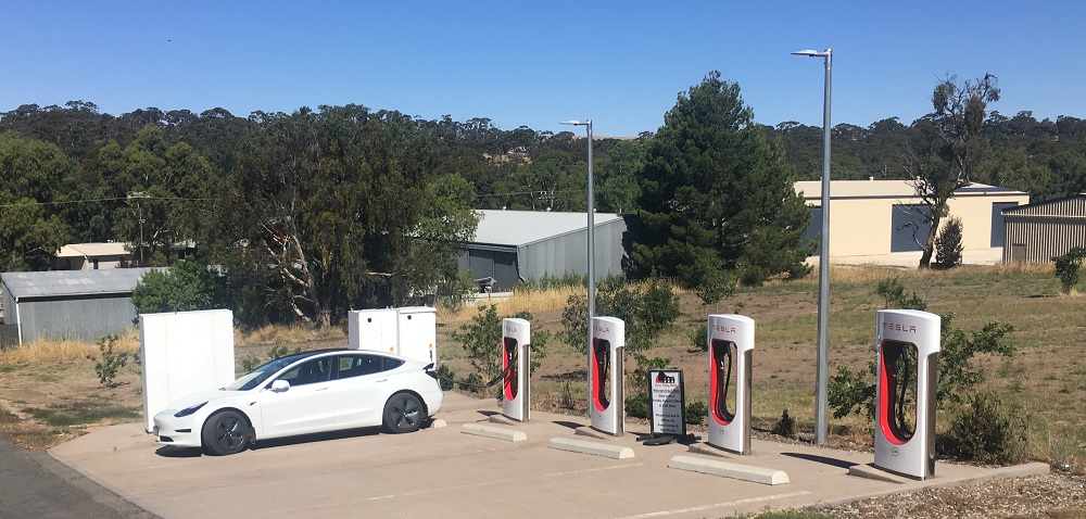 Tesla Model 3 Clare Supercharger