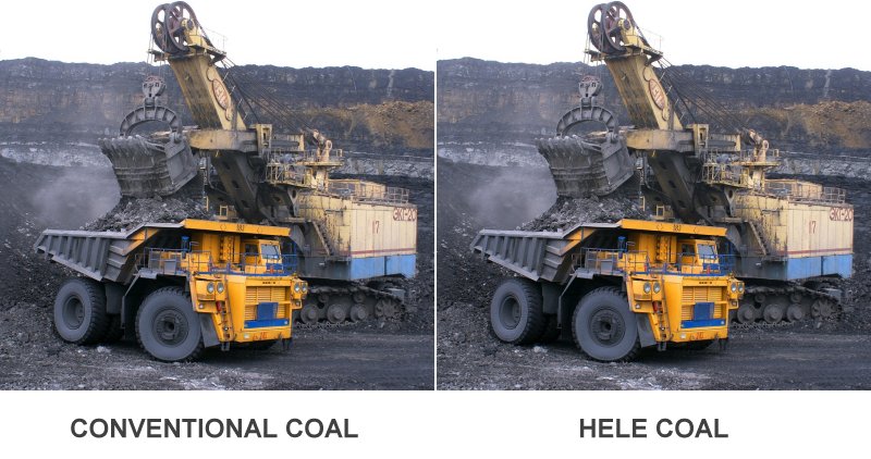 HELE coal vs conventional coal