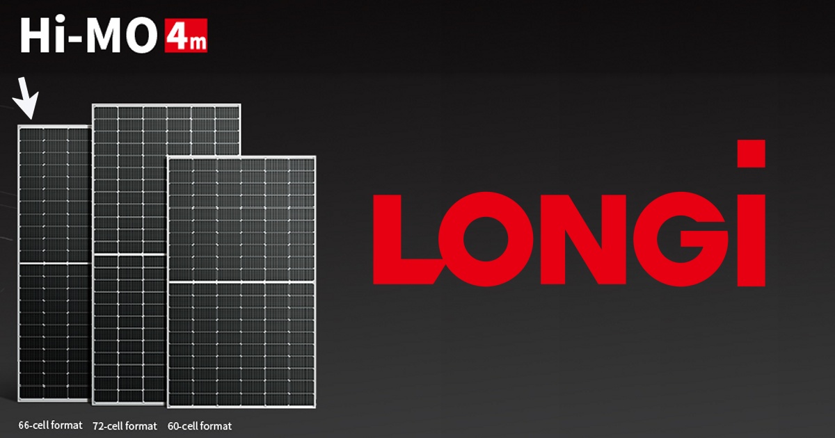 Longi 66c Hi-MO 4m solar panels