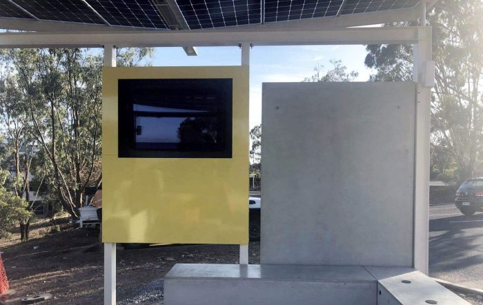 Solar shelter at Flinders