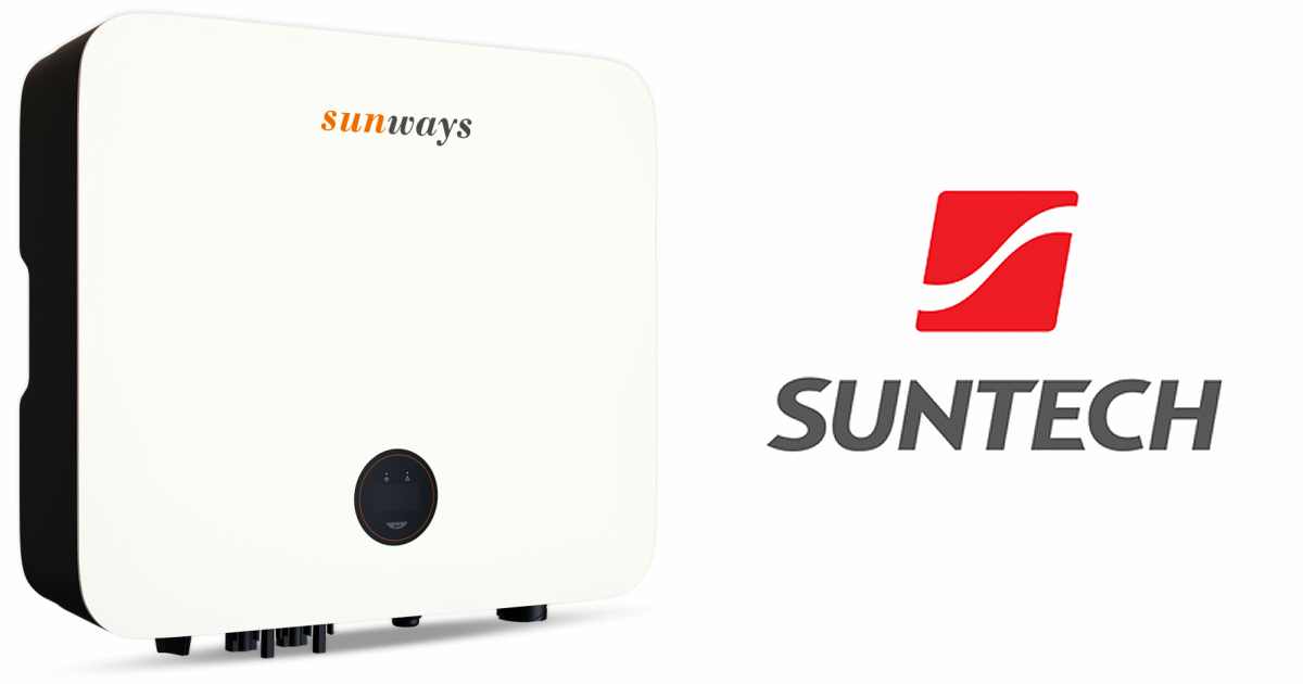 Sunways solar inverters and Suntech Australia