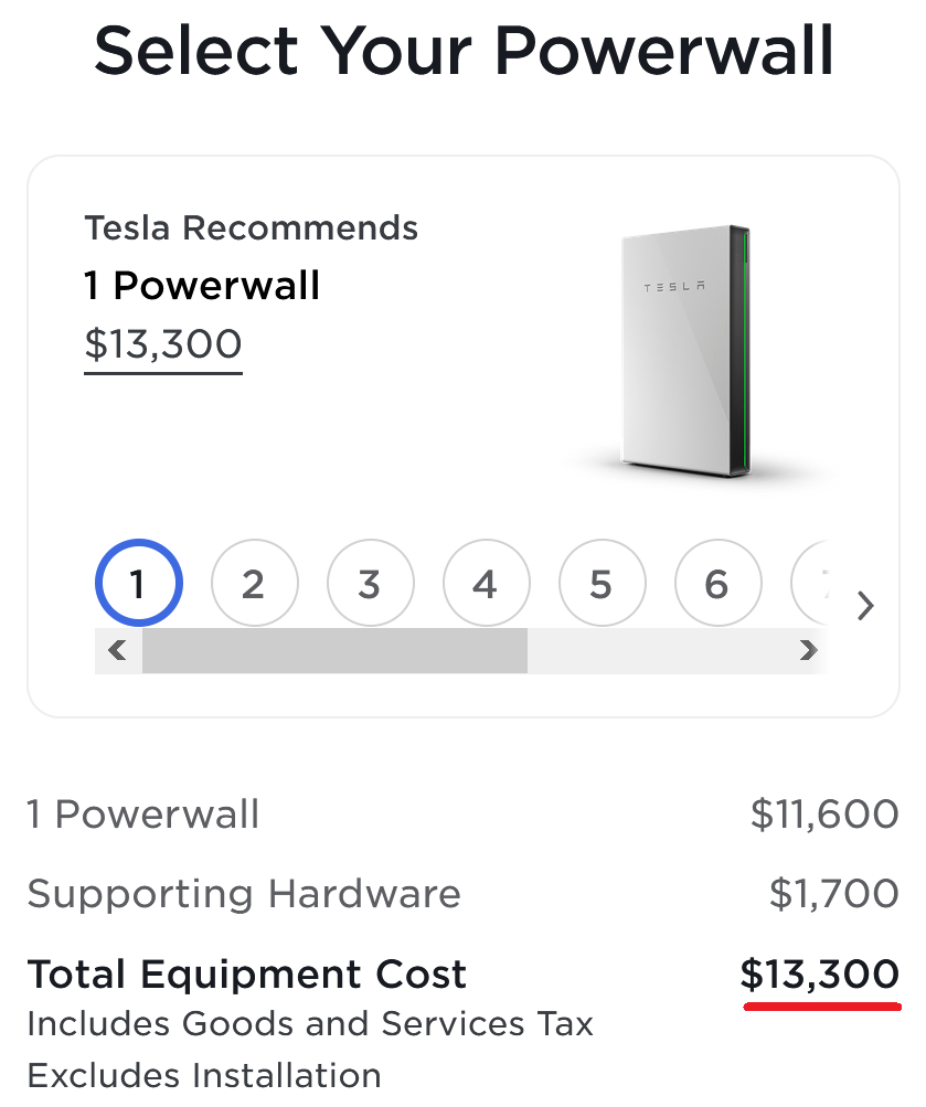 Tesla Powerwall battery price in Australia - February 2021