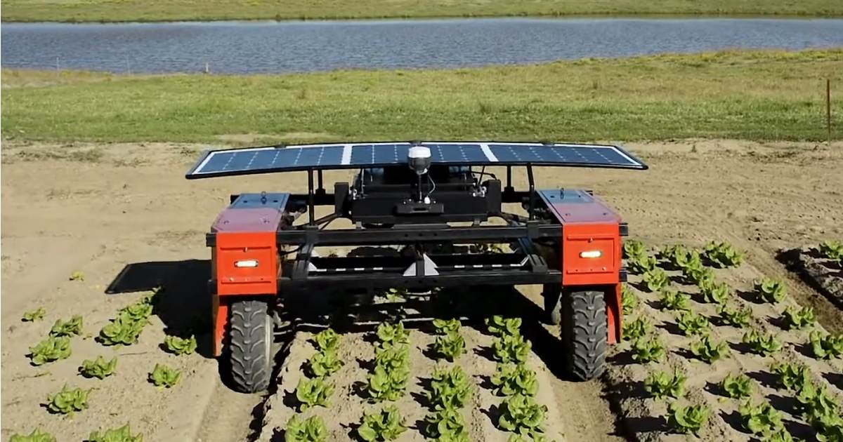 Digital Farmhand with solar panels