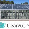 ClearVue solar glass greenhouse