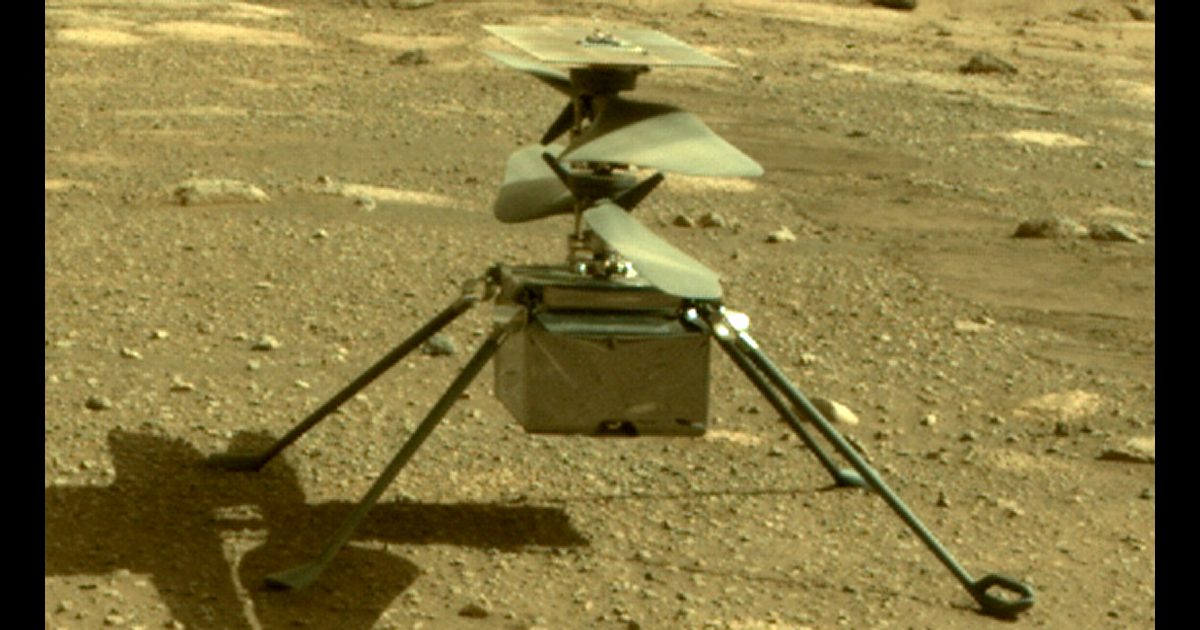 Ingenuity - solar powered Mars helicopter