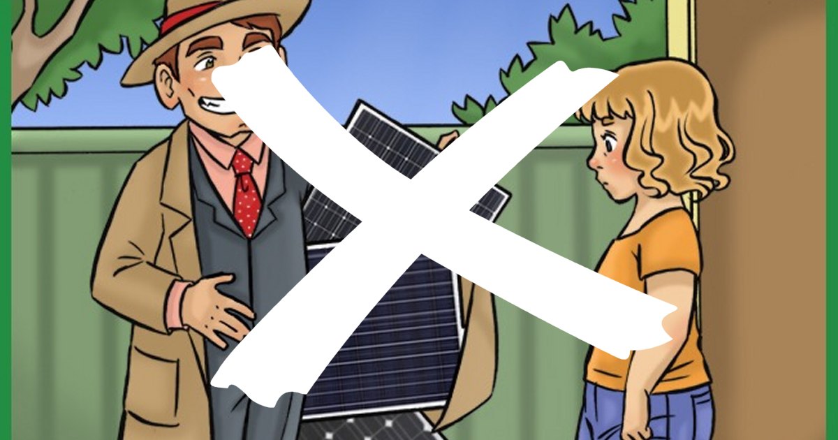 Door to door solar sales ban