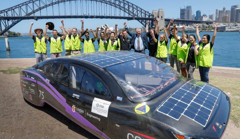 Sunswift solar powered electric car