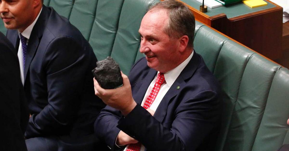 Barnaby Joyce and coal