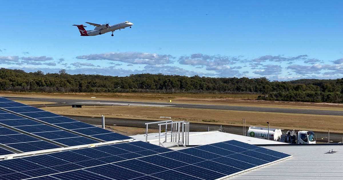 Port Macquarie Airport solar panels