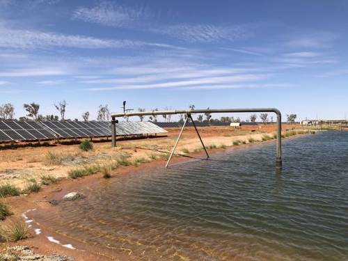 Thargomindah solar powered water cooling project